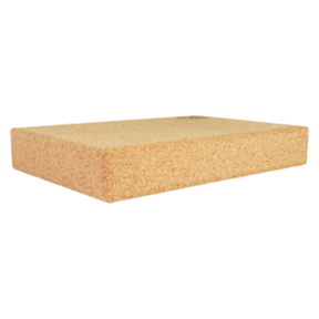 Fitness Mad Cork Support Yoga Block – Cork Brown Exercise & Fitness Fitness Mad