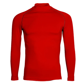 RHINO Long Sleeve Baselayer Red Baselayer Rhino