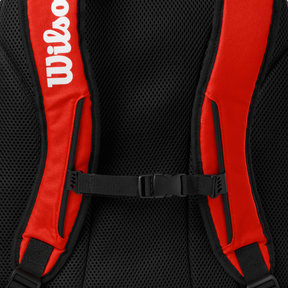 Wilson Tour Padel Backpack 2026 - Red/Black Luggage Wilson