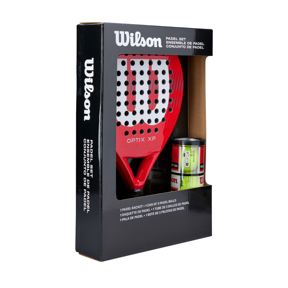 Wilson Optix XP Padel Kit Box - Red Accessories Wilson