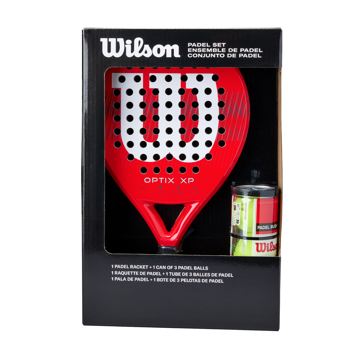 Wilson Optix XP Padel Kit Box - Red Red G2 Accessories Wilson