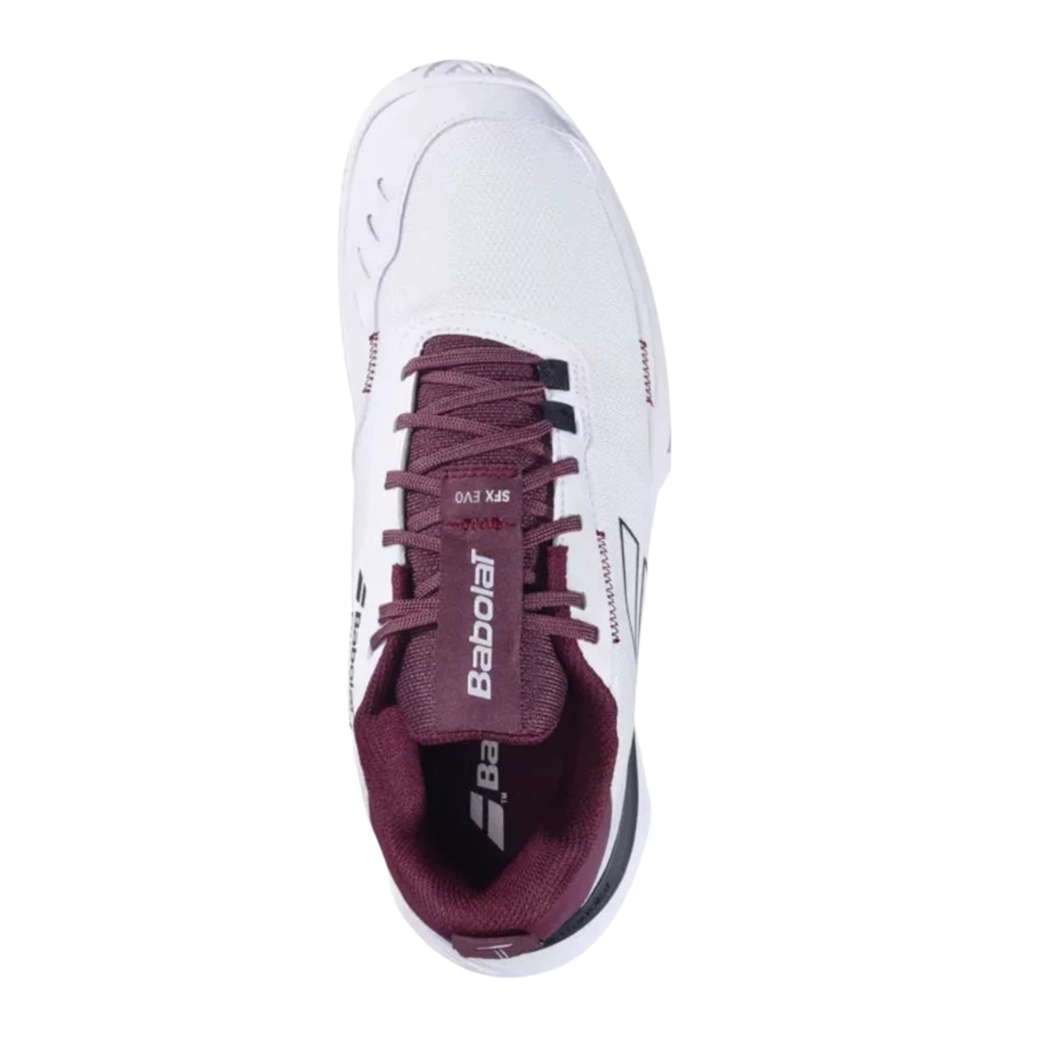 Babolat SFX Evo All Court Tennis Shoe Men - White/Port Royale Tennis Shoes Babolat