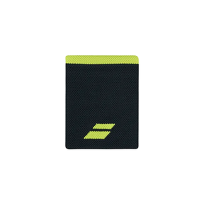 Babolat Logo Jumbo Wristband Unisex (Single) - White/Black Accessories Babolat