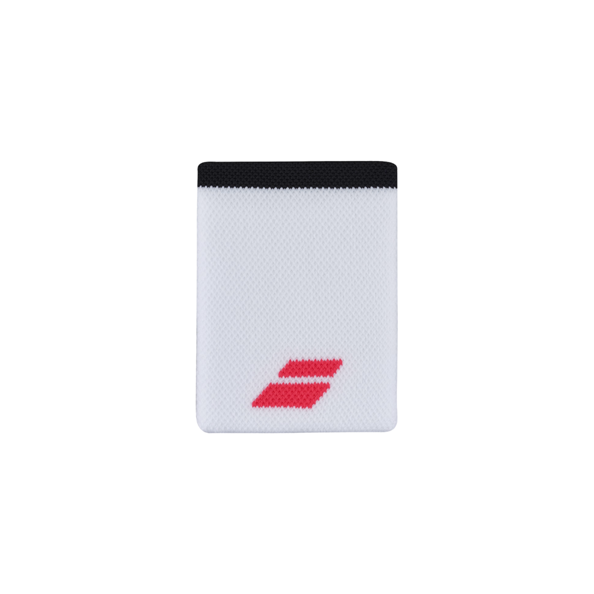 Babolat Logo Jumbo Wristband Unisex (Single) - White/Red White Strike Red 10.5 cm Accessories Babolat