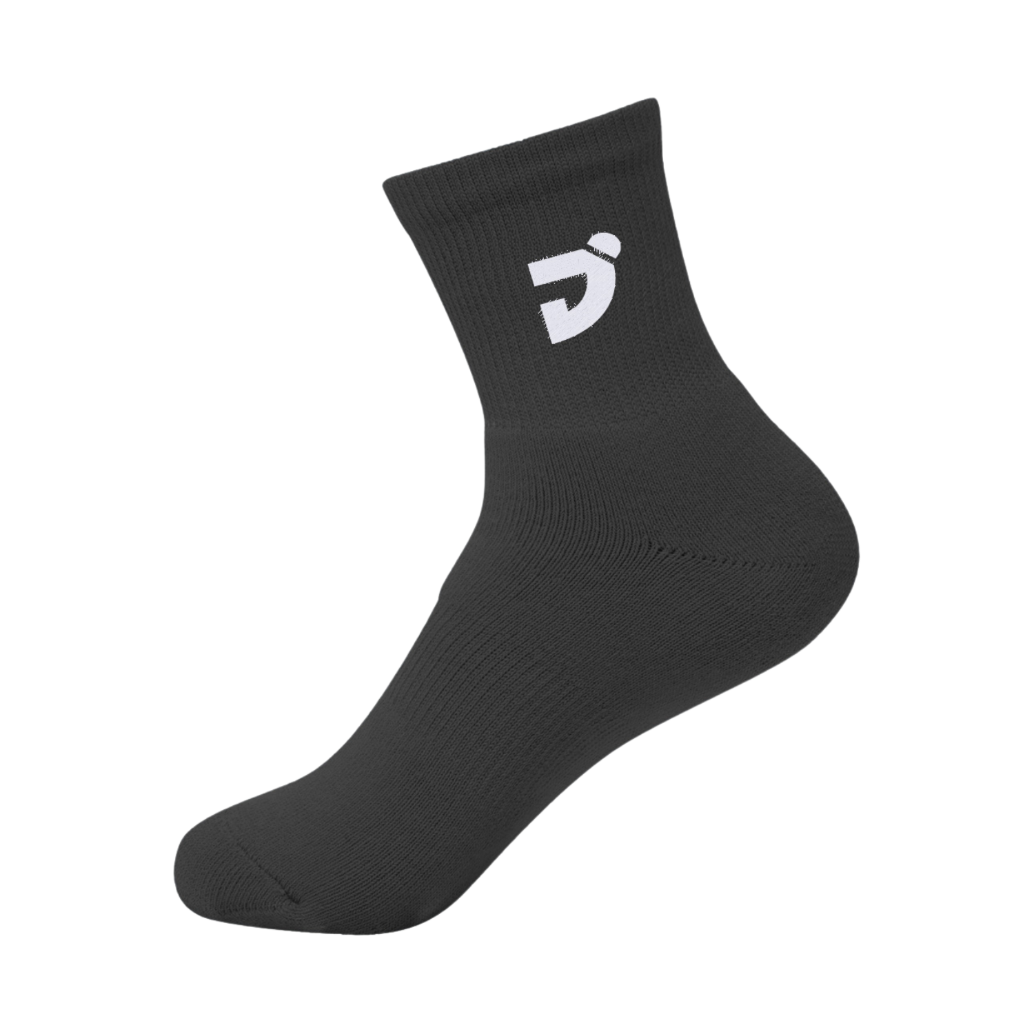 Jnice Logo Functional Thick-Soled Socks - Black Black L Clothing JNICE