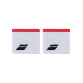 Babolat Logo Wristband Unisex (Twin Pack) - White/Drive Blue Accessories Babolat