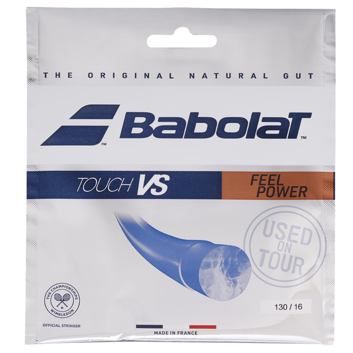 Babolat Touch VS 1.25mm/12M Tennis String Set - Natural NATURAL 1.25mm 12M Set String (Packs) Babolat