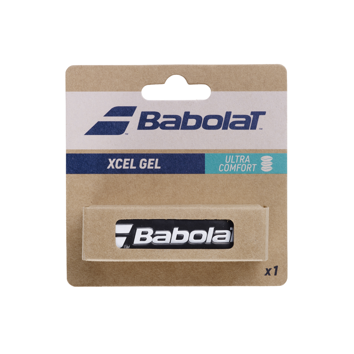 Babolat Xcel Gel Replacement Grip (Single) - Black by Babolat