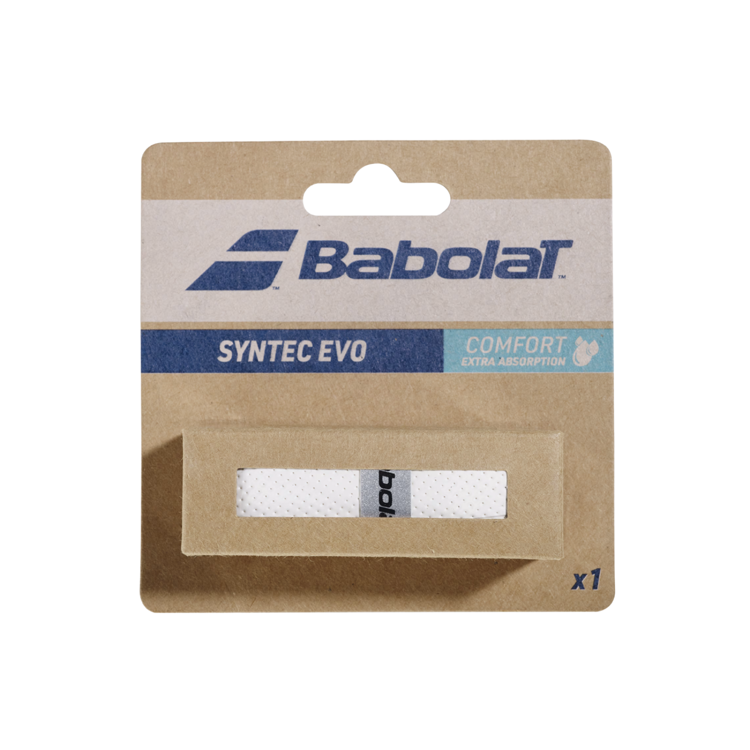 Babolat Syntec Evo Replacement Grip (Single) - Black by Babolat