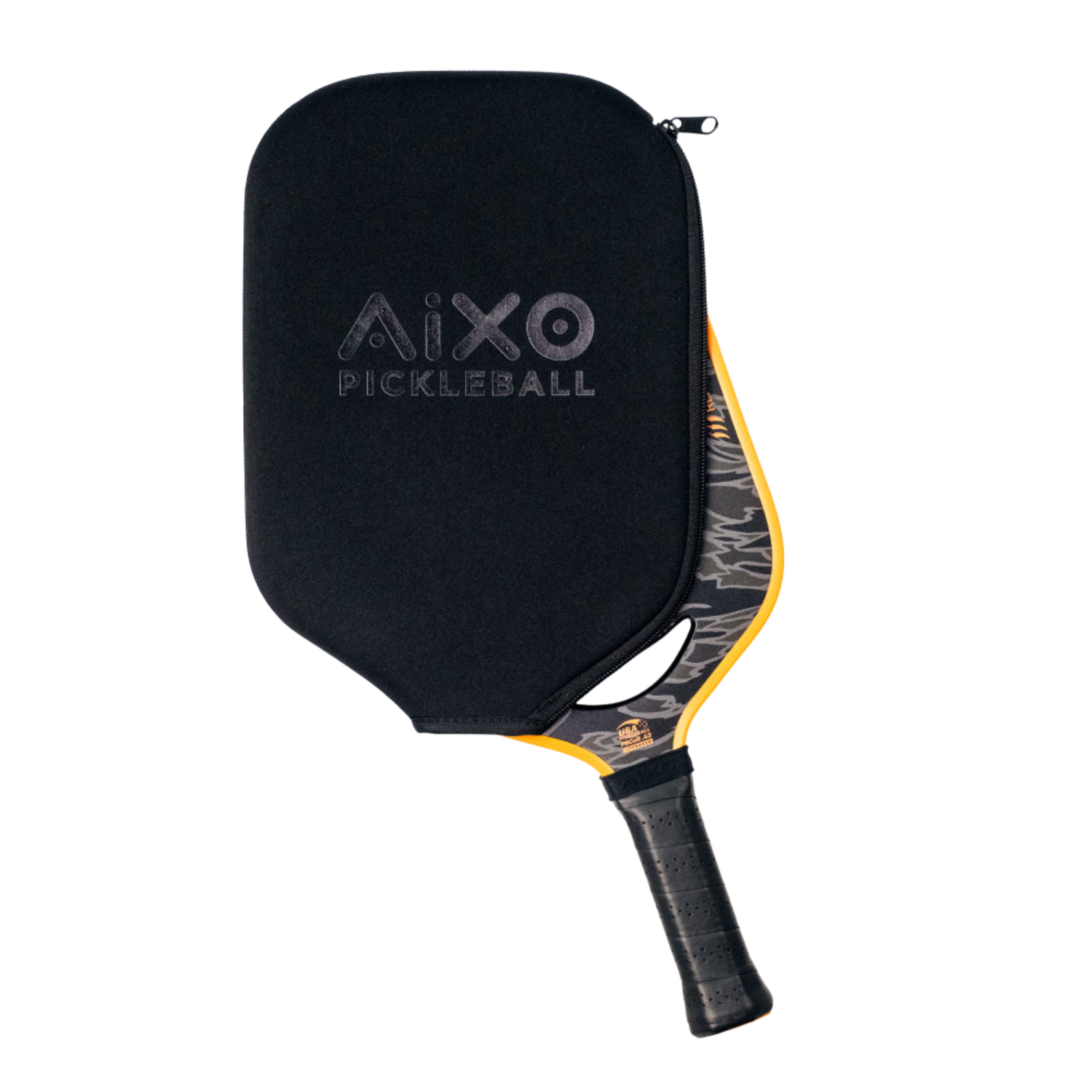 Aixo P14C Reaper Series Tiger King 18K Raw Carbon Pickleball Paddle Pickleball Paddle Aixo