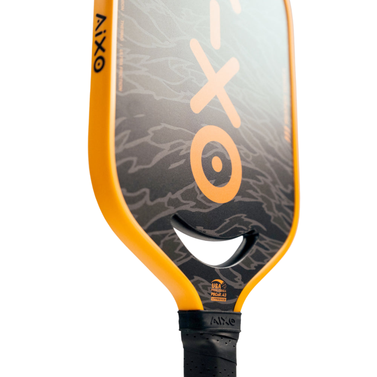 Aixo P14C Reaper Series Tiger King 18K Raw Carbon Pickleball Paddle Pickleball Paddle Aixo