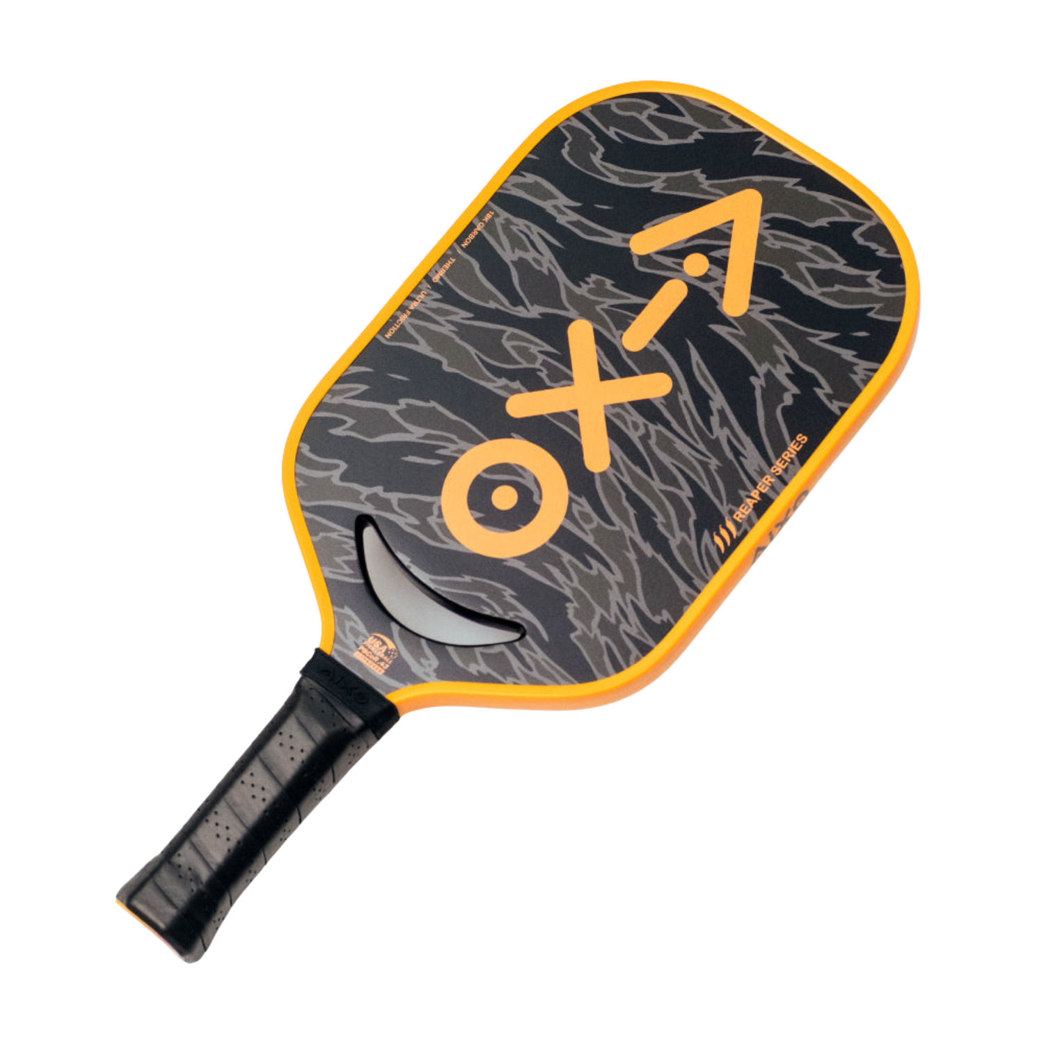 Aixo P14C Reaper Series Tiger King 18K Raw Carbon Pickleball Paddle Pickleball Paddle Aixo