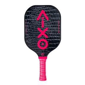 Aixo P11A Scorpion Series Glam Slam 3K Raw Carbon Pickleball Paddle Black Pink One Size Pickleball Paddle Aixo