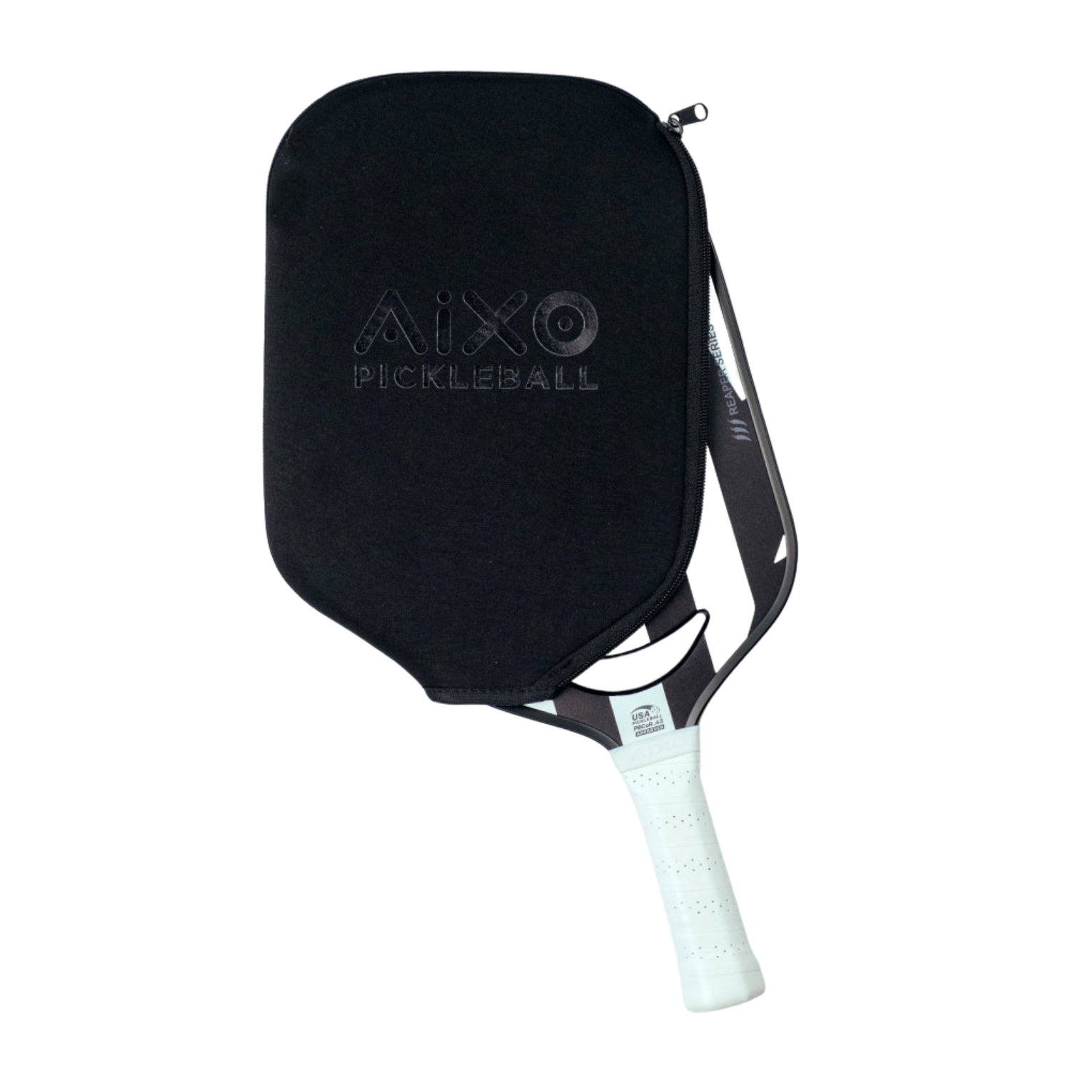Aixo P14C Reaper Series Chaos Camo 18K Raw Carbon Pickleball Paddle Pickleball Paddle Aixo