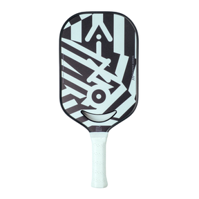 Aixo P14C Reaper Series Chaos Camo 18K Raw Carbon Pickleball Paddle Black White One Size Pickleball Paddle Aixo