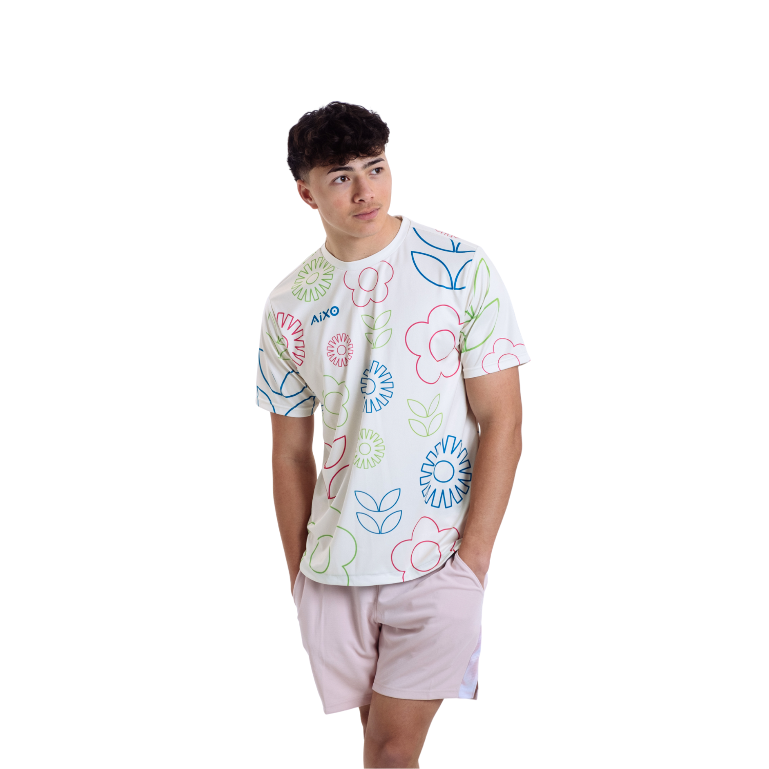 Aixo Spring Mens T Shirt Ivory T Shirt Aixo