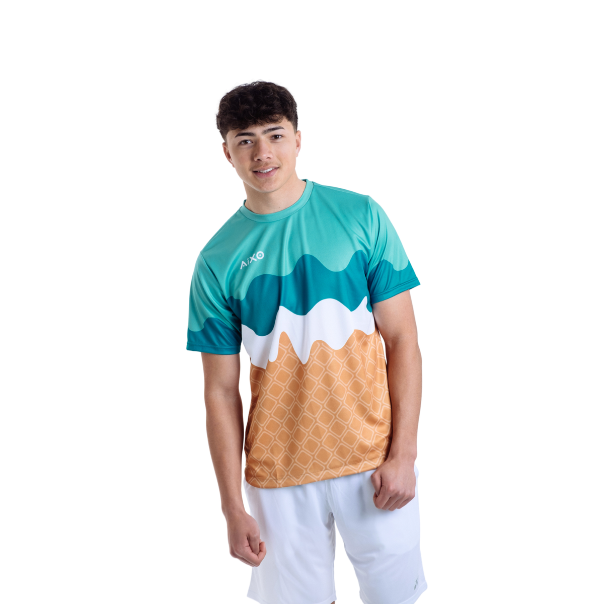 Aixo Sundae Mens T Shirt Mint Delight T Shirt Aixo