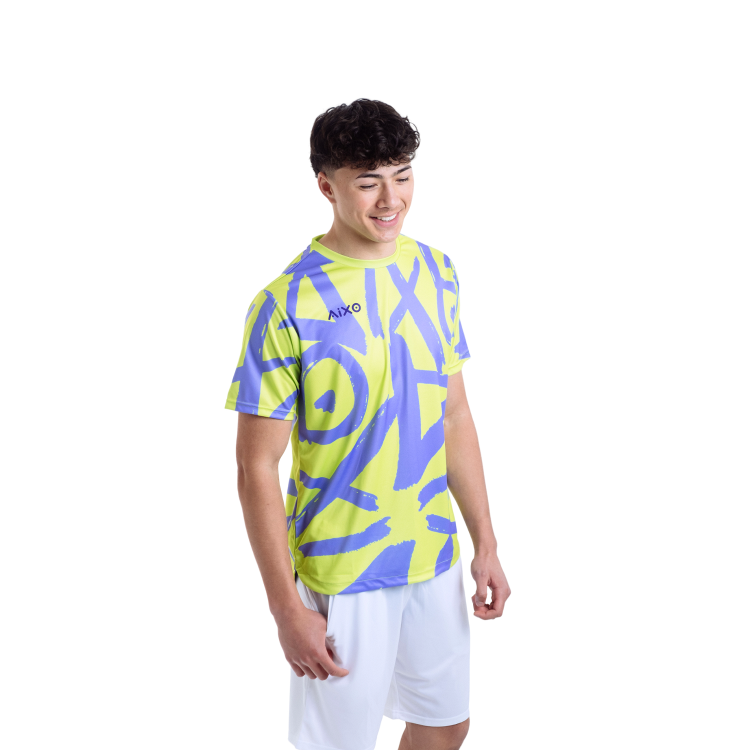 Aixo Tagged Mens T Shirt Teal T Shirt Aixo