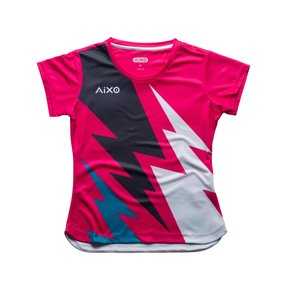 Aixo Bolt T-Shirt Womens (Teal) PINK T Shirt Aixo