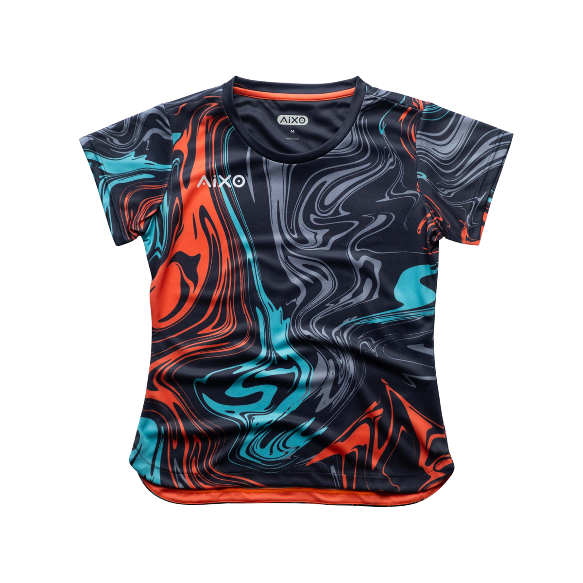 Aixo Chrome Womens T Shirt Graphite GRAPHITE T Shirt Aixo