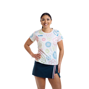 Aixo Spring Womens T Shirt Ivory T Shirt Aixo