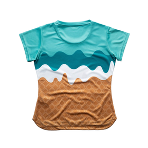 Aixo Sundae Womens T Shirt Vanilla Raspberry Chocolate T Shirt Aixo