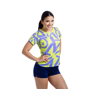 Aixo Tagged Womens T Shirt Teal T Shirt Aixo