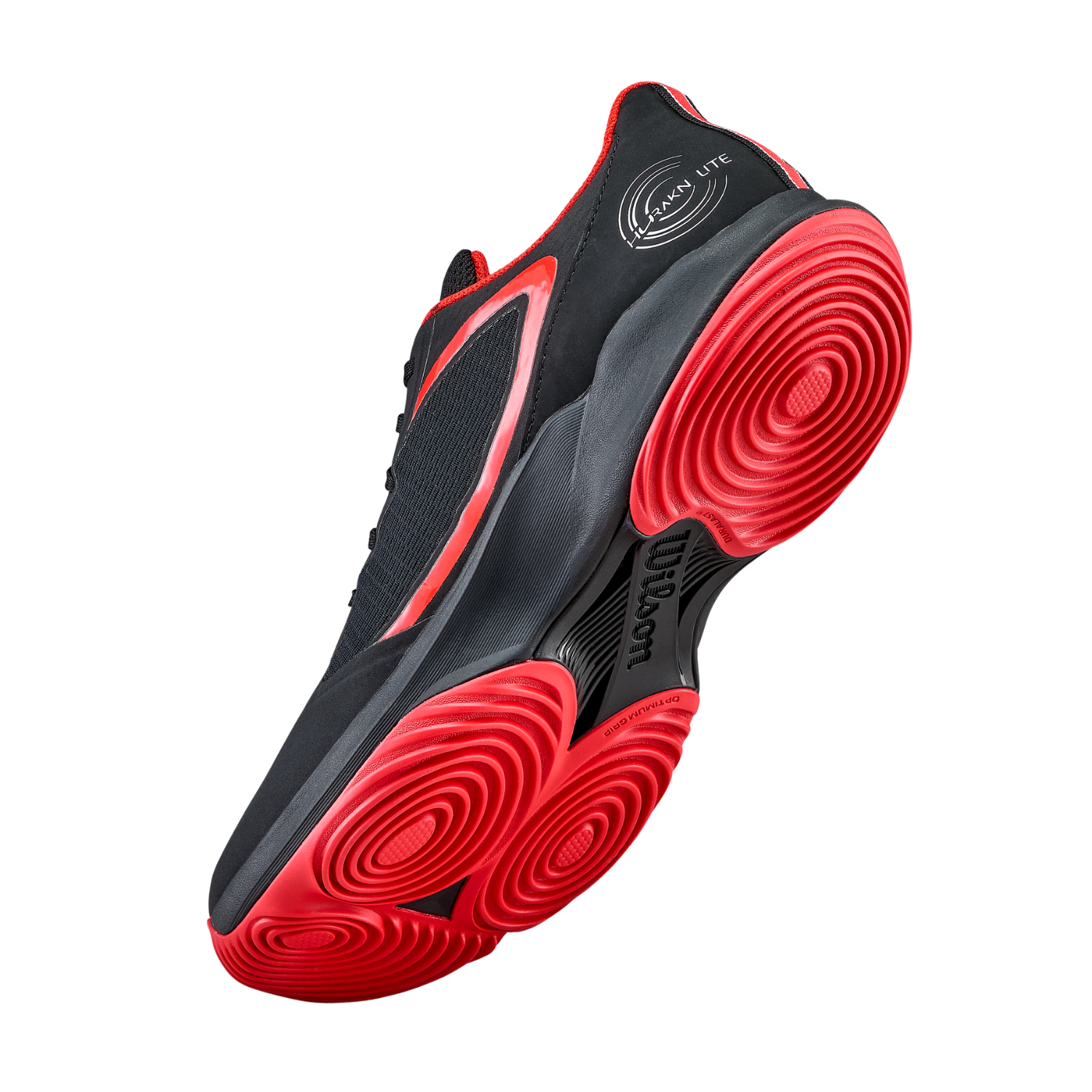 Wilson Hurakn Lite Padel Shoe Men - Black/Red Padel Shoes Wilson