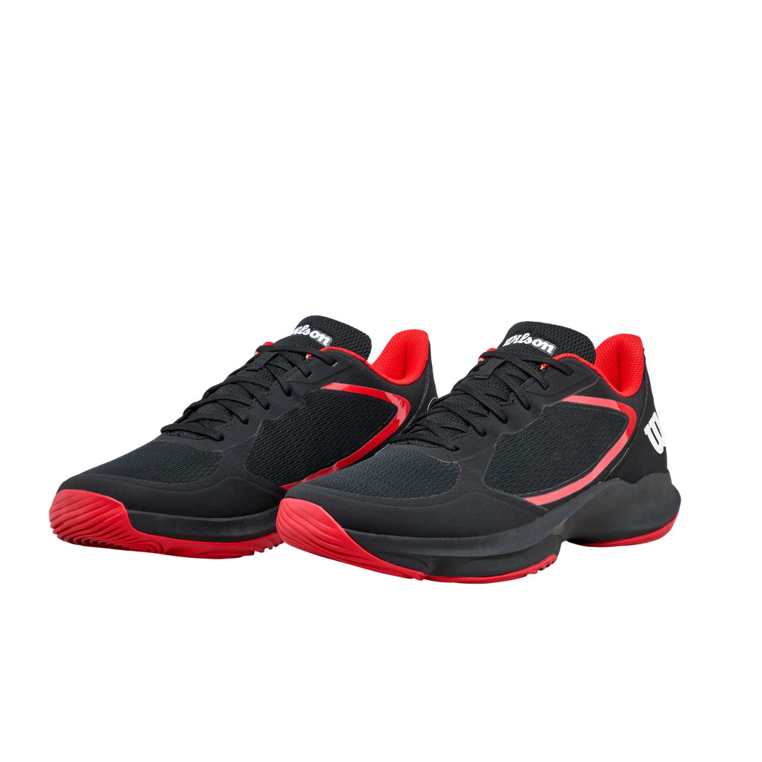 Wilson Hurakn Lite Padel Shoe Men - Black/Red Padel Shoes Wilson