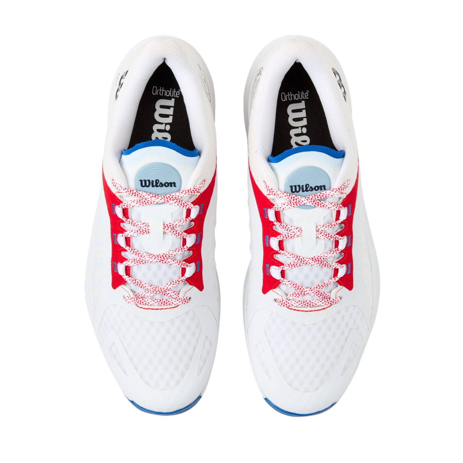Wilson Hurakn Pro Padel Shoes Men - White/Red Padel Shoes Wilson