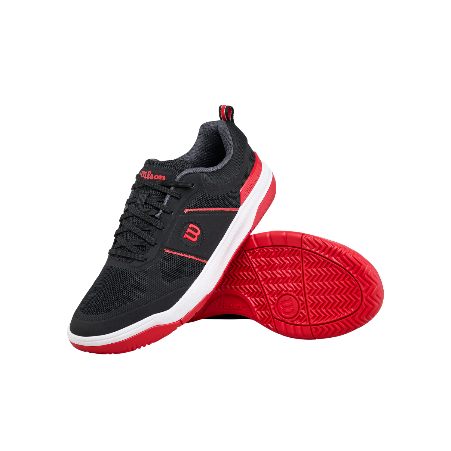 Wilson Pickle Pro Pickleball Shoe Men - Black/Red Pickleball Wilson