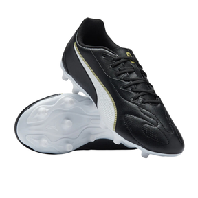 Puma King 20 Play FG/AG Football Shoe - Black/White/Gold Football Boots Puma