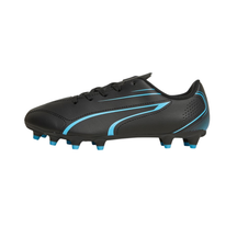 Puma Vitoria FG/AG Football Boots Junior - Puma Black/Luminous Blue Puma Black Luminous Blue shoes Puma