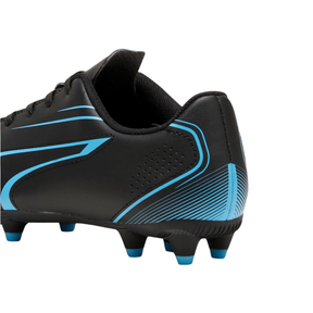Puma Vitoria FG/AG Football Boots Junior - Puma Black/Luminous Blue shoes Puma