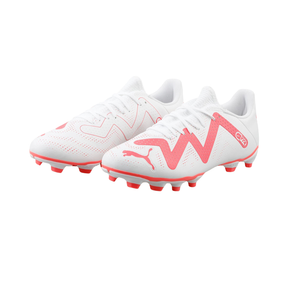 PUMA Future Play FG/AG Football Boots Men – Puma White/ Fire Orchid Football Boots Puma