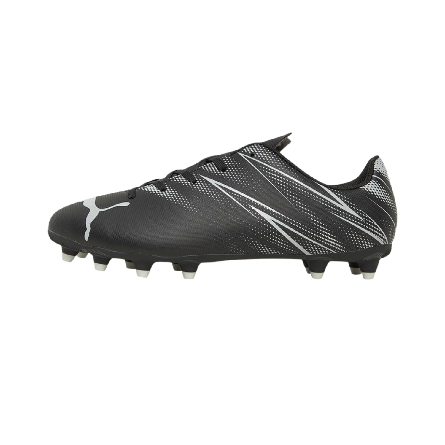 Puma Attacanto FG/AG Football Boots Junior - Puma Black/Silver/Blue Puma Black Silver Mist Football Boots Puma