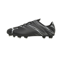 Puma Attacanto FG/AG Football Boots Junior - Puma Black/Silver/Blue Puma Black Silver Mist Football Boots Puma
