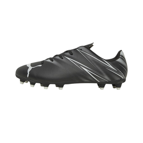 Puma Attacanto FG/AG Football Boots Junior - Puma Black/Silver/Blue Puma Black Silver Mist Football Boots Puma