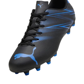 Puma Attacanto FG/AG Football Boots Junior - Puma Black/Silver/Blue Football Boots Puma
