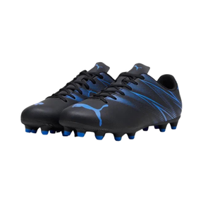 Puma Attacanto FG/AG Football Boots Junior - Puma Black/Silver/Blue Football Boots Puma