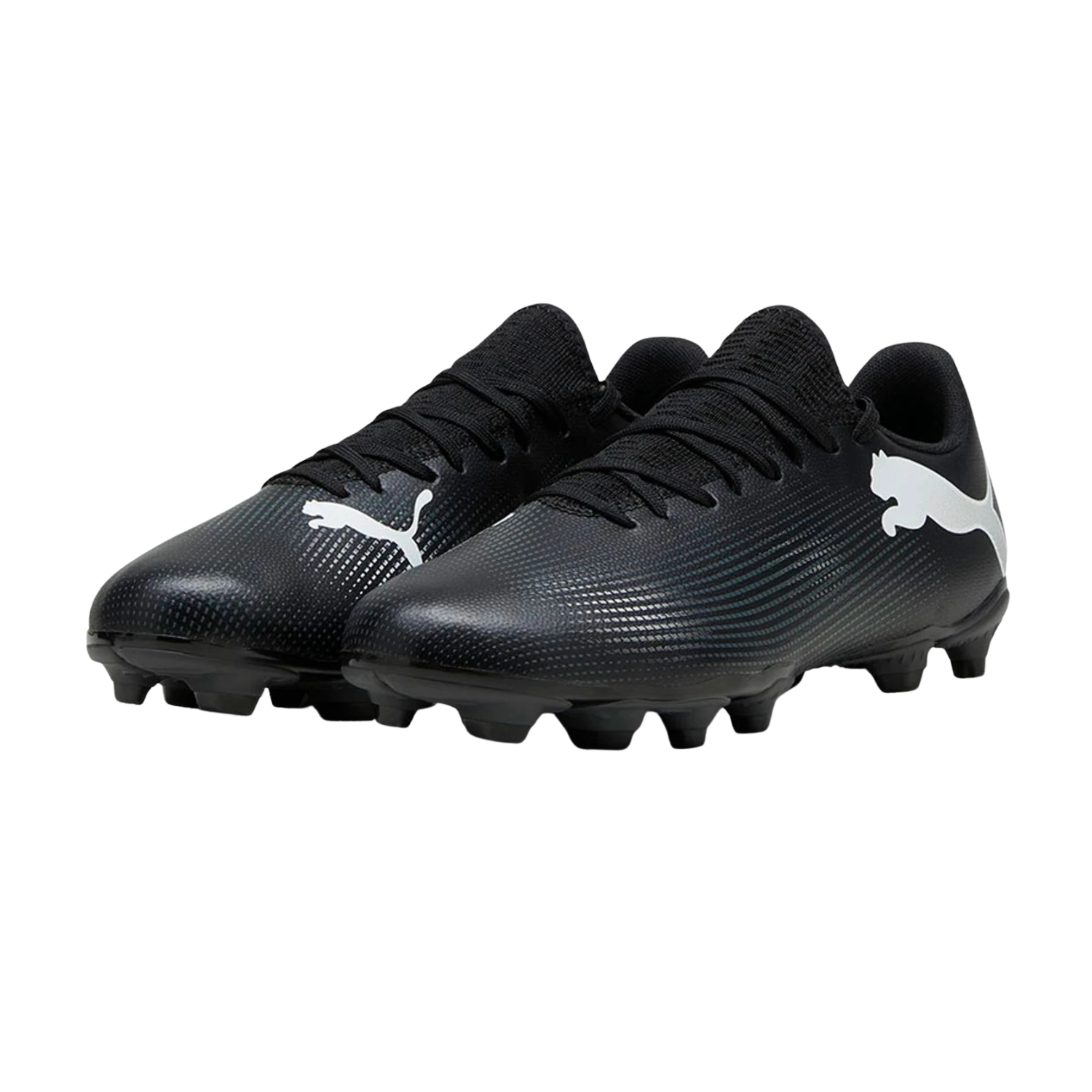 Puma Future 7 Play FG/AG Football Boots Unisex - Puma Black/White Football Boots Puma