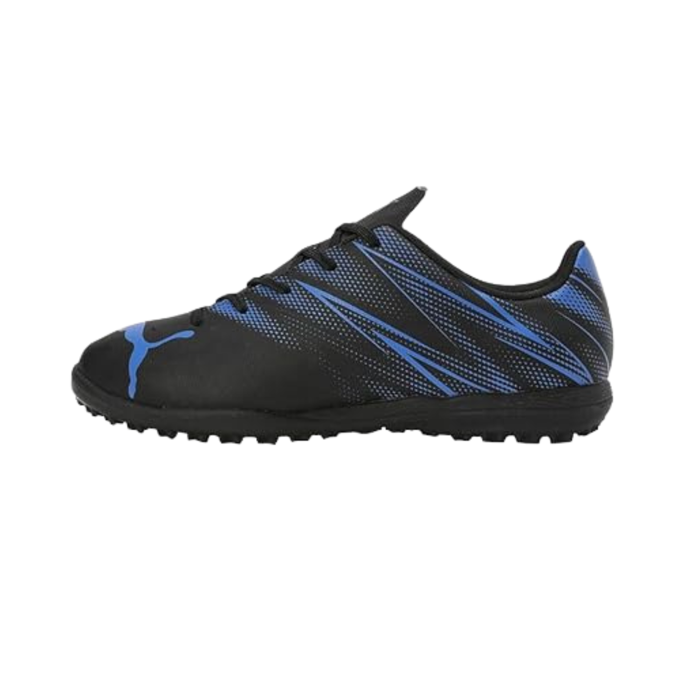 Puma Attacanto II Turf Soccer Cleats Junior - Puma Black/Blue Puma Black Ultra Blue Football Boots Puma