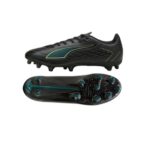 Puma Ultra 6 Play FG/AG Football Boots Unisex - Puma Black/Green Football Boots Puma