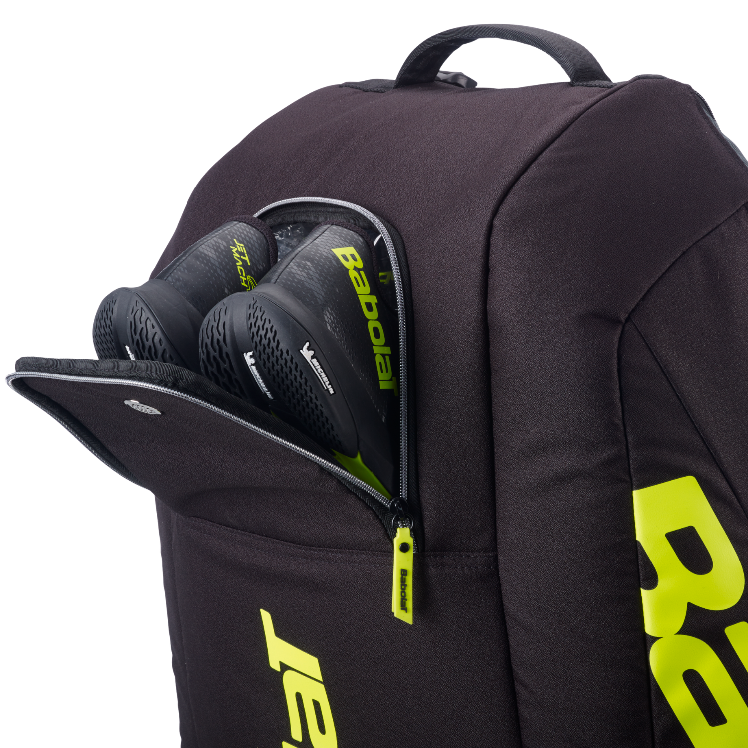 Babolat RH12 Pure Aero 2026 Racket Bag - Black/Grey/Yellow Luggage Babolat