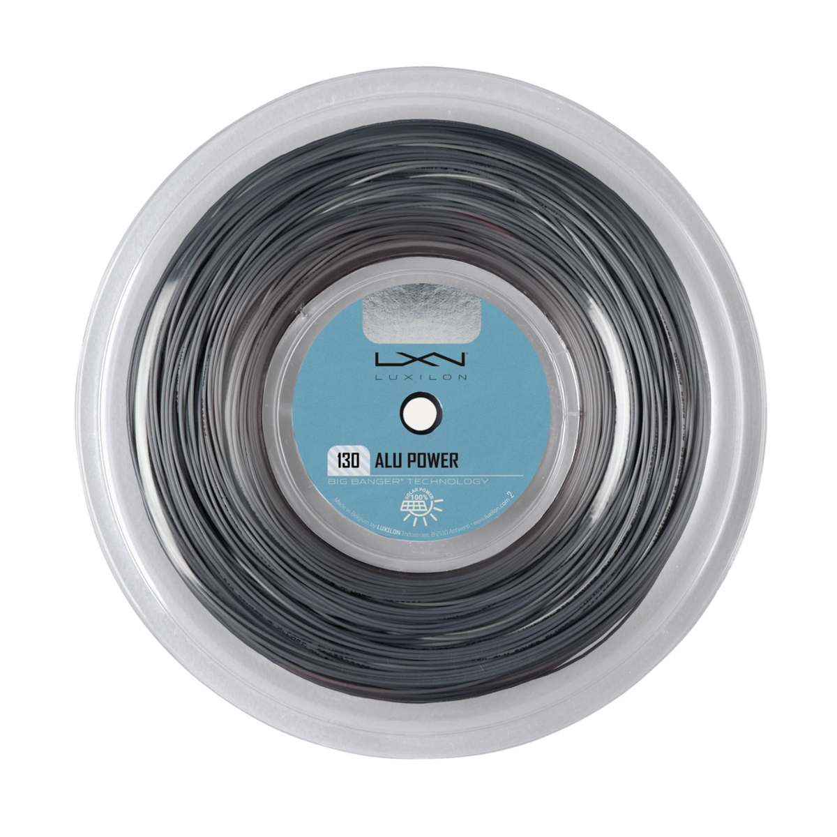 Luxilon Alu Power 130 Tennis String Reel - Silver Silver 1.30mm 200m String (Reel) Wilson