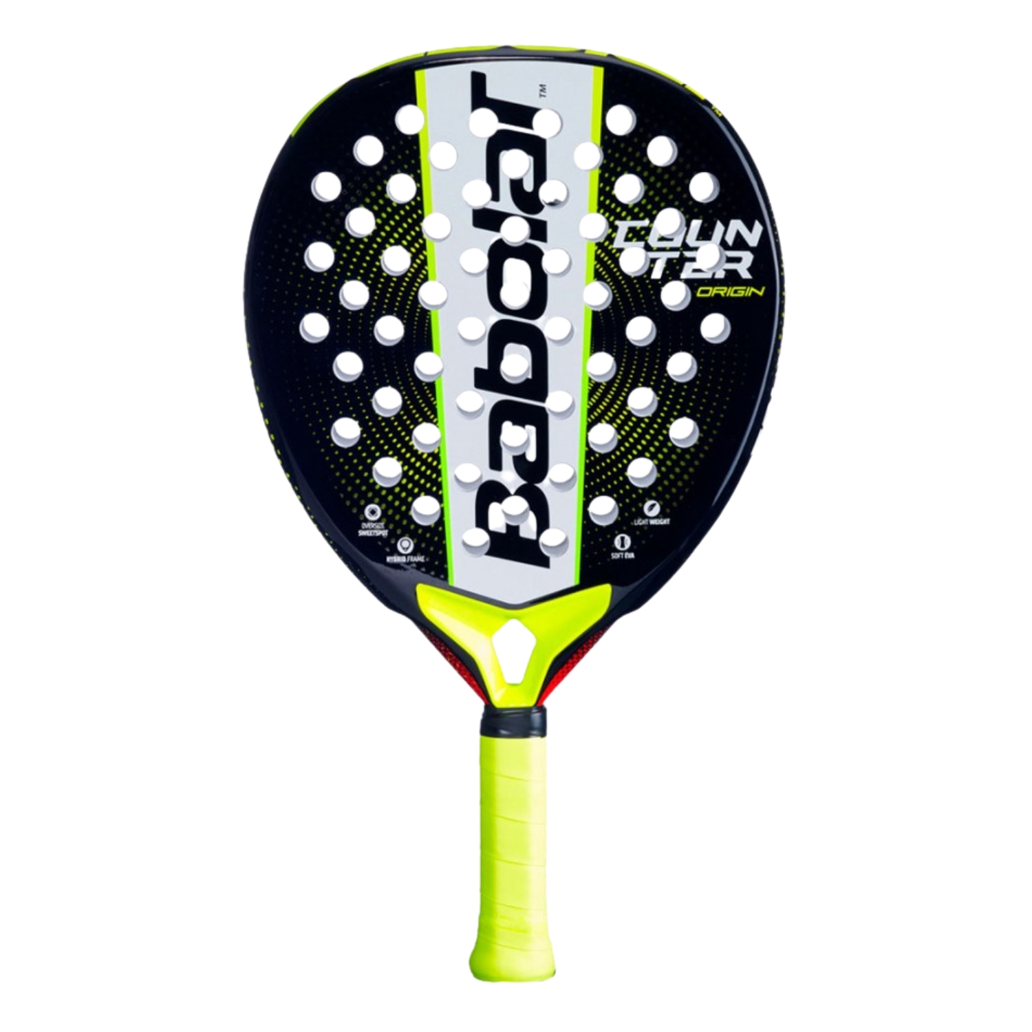 Babolat Counter Origin Padel Racket - Yellow (150154) Yellow One Size Padel Rackets Babolat