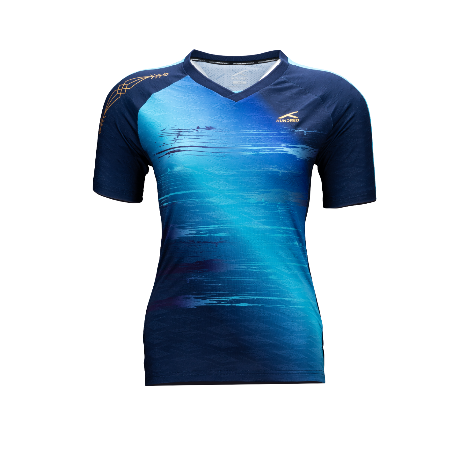 Hundred RN T-Shirt Women HBTS-5M028-3 Navy Clothing Hundred