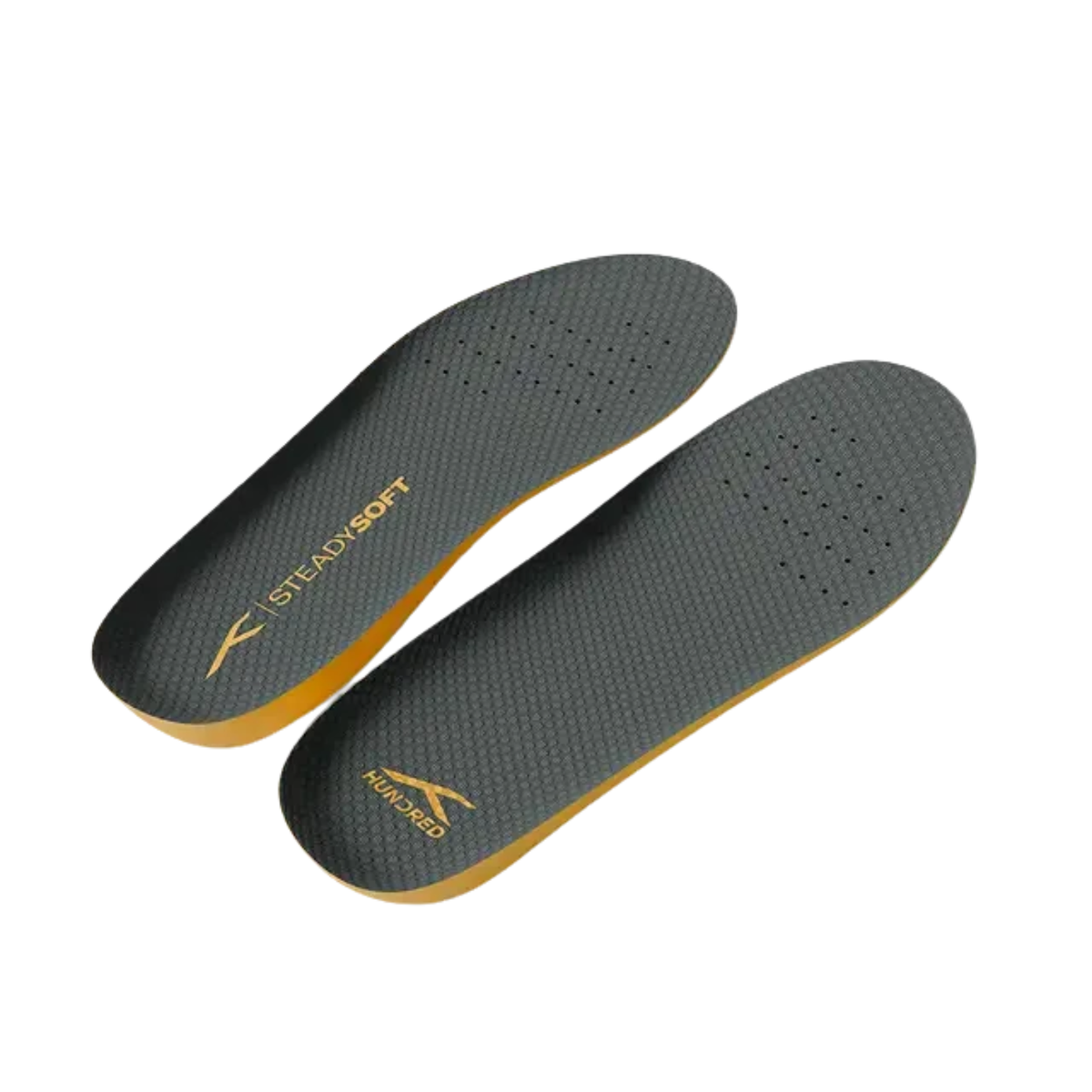 Hundred SteadySoft Insole - Dark Grey/Orange Dark Grey Orange Accessories Hundred