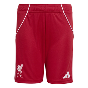 Adidas Liverpool F.C. 25/26 Home Shorts Junior - Red Clothing Adidas