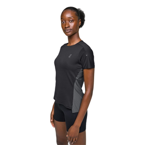 On Performance-T 3 Women - Black/Eclipse Clothing On Running
